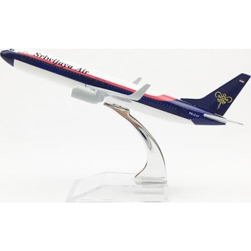 16CM Airplanes Model Indonesia Sriwijaya Air Boeing B737 Plane Model Alloy Diecast Aircraft Model Toys Collectible Gifts Display
