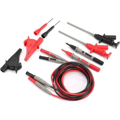 Multimeter test pen general digital probe, banana plug, crocodile clip, pen line test hook hook needle