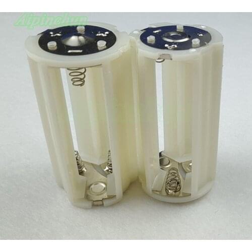 Aipinchun 5Pcs/Lot Series Connection Adapter 3Pcs AA To D Size 4.5V Battery Holder Case Box Convertor