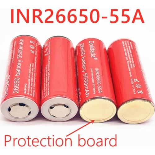 26650a 3.7V 5500mah large capacity 26650v magnifier rechargeable battery is suitable for LED handheld battery power tools