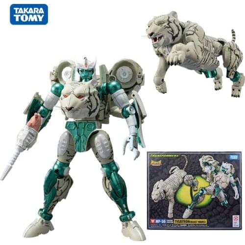 Takara Tomy Anime Figures Transformers Toys Masterpiece Edition MP-50 Beast Wars Tigatron Action Figure Collection Model