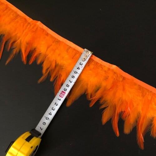 10 Yards Rooster Saddle Trims Fringes Lace Satin Ribbons DIY Artificial Crafts Supplies Sewing Accessories Scrapbooking Material