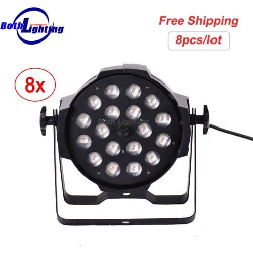 18*18W RGBWA+UV 6in1 Zoom LED Par Light Indoor Led Par Zoom DMX512 for Disco DJ Projector Party Decoration