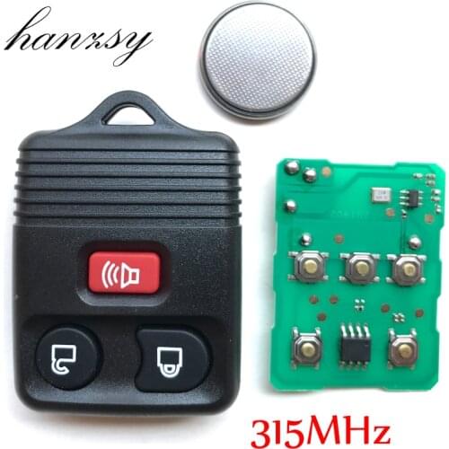 3 Buttons 315Mhz Car Remote Control Key For Ford Escape F 150 Explorer 2001 2002 2003 2004 2005 2006 2007 CWTWB1U345 transmitter