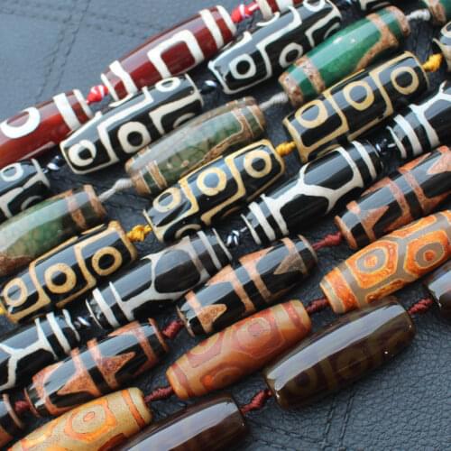 4pcs ,Many Color Around 38-40mm Antique Tibet Dzi agates Beads,Can pick different beads for your order