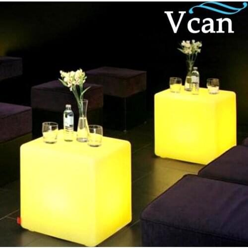 40*40*40cm 2016 Fashion Hot LED Lighting Up Illuminated Glow Bar Furniture