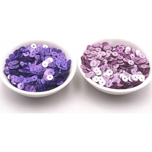 6mm 10g Laser Wiredrawing Effect PVC Loose Sequins Crafts Paillette Sewing Decoration DIY Manual Clothing Accessory Lentejuelas