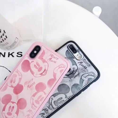 2021 Disney Mickey for iPhone 6/6s/7/8 plus xr xs max 11/12pro max 12mini kawayi coupe phone case 360 Full Cover