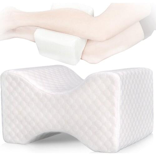 Memory Foam Knee Orthopedic Pillow Sleeping Between Leg Cushion Side Sleeper Align Spine Pregnancy Body Pillows Hip Back Support