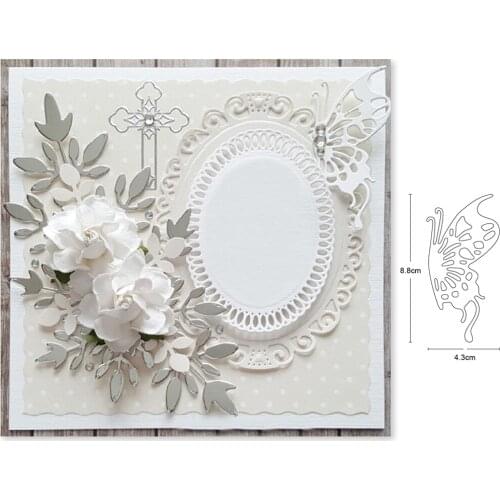 Moth 88*43mm Metal Cutting Die Stencil for DIY Embossing Paper Photo Album Gift Cards Making Scrapbooking Craft Mould Dies