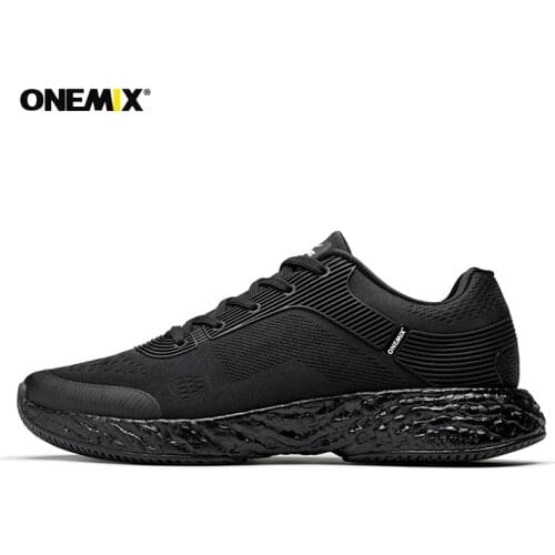 ONEMIX 2021 Breathable Men Running Shoes Sports Wild Casual Soft Comfortable New Trend Walking Shoes for Outdoor Male Sneakers