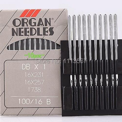 Wholesale 100pcs 10 Packs Clothing Set Organ Sewing Machine Needles 16X231 16X257 DB X 1 100/16B Sewing Accessories ZT9