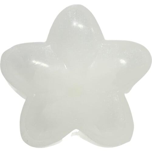 Selenite quartzo artesanal natural pedra tigelas branco gesso mineral ornamentado acessórios de cozinha emplastro jóias criação