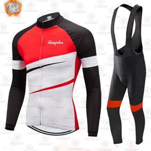2021 New Winter Thermal Fleece Cycling Jersey Set Racing Bike Cycling Suit Mountian Bicycle Cycling Clothing Ropa Ciclismo