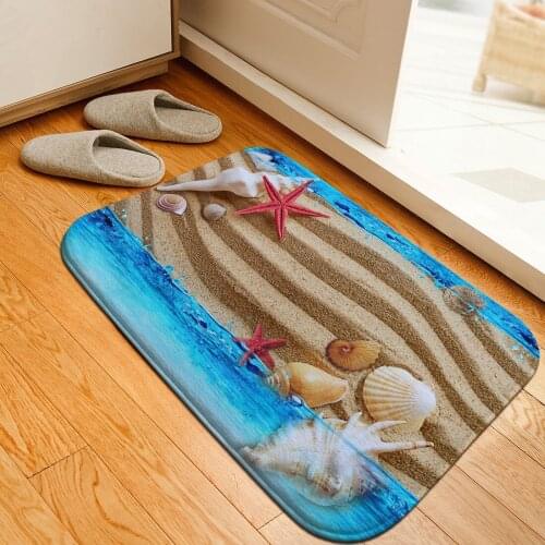 Printed Kitchen Carpet Anti Slip Microfiber Door Mat Hall Rug Microfiber Door Mats Bathroom Absorbent Doormat Rugs for Bedroom