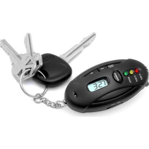 Portable Safety Check 3 Steps Patent ABS Material LED Light Alkohl Tester Breathalyzer Alcohol Tester 2120