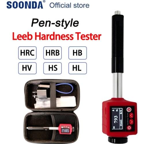 Professional Leeb hardness tester HRC HRB HB HV HL Meter Hardometer Metal hardness tester for Stainless Steel Iron Brass Alloy