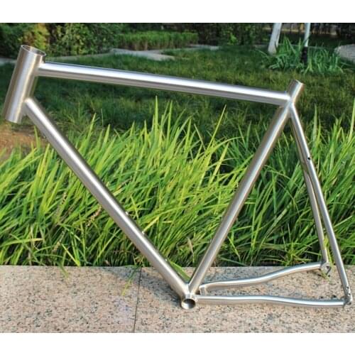 Titanium gravel frame with thru axle dropout titanium cyclocross bike frame with thru axle dropout