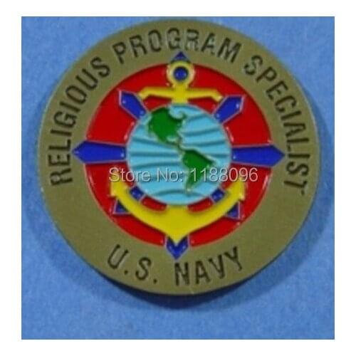 Religious Program Specialist US NAVY 25th Anniv COIN low price custom military coins