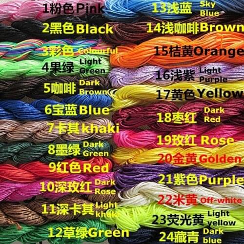 2pcs 250cm Long Necklace Silk Cord For Pendant