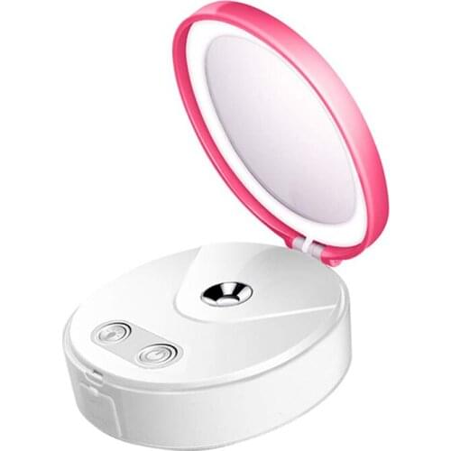 Moisturizing Facial Body Nebulizer Mirror Steamer Mini Spray Multi Function Nano Mist Sprayer Makeup Power Bank Makeup Tools