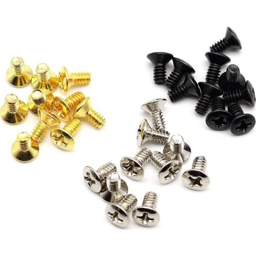 50/100pcs Electric Guitar Switch Screw installation Screw for SQ ST Electric Guitar Accessories 3.5mm×8mm