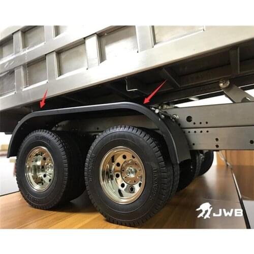 Remote control arocs truck metal rear fender / splash guard for tamiya 1:14 scale tractor trailer beenz 3363 56348 56352 3348