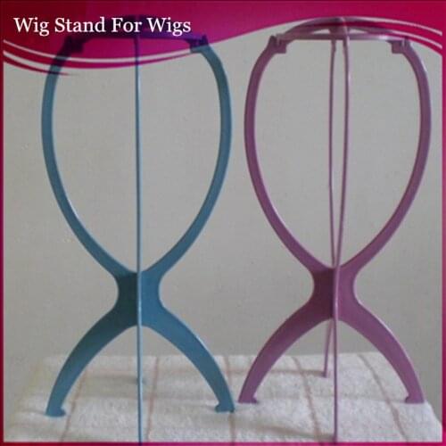 1PCS Wig Stand Per Lot Good Quality Pink/ blue/ white /black color Wig Stands For lace wigs