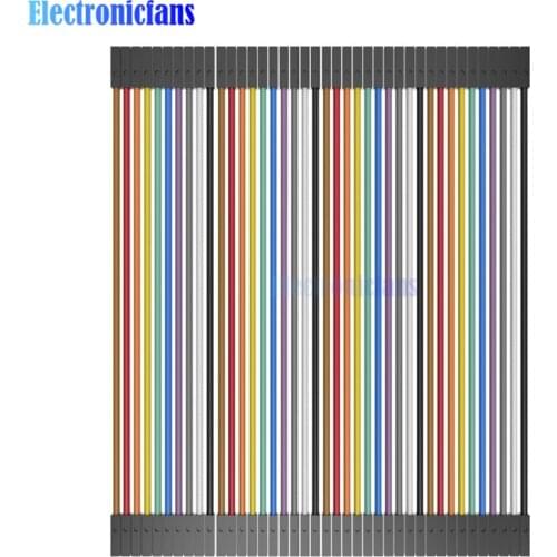 10 x 40PCS Dupont 10CM Female To Female Jumper Wire Ribbon Cable for Arduino