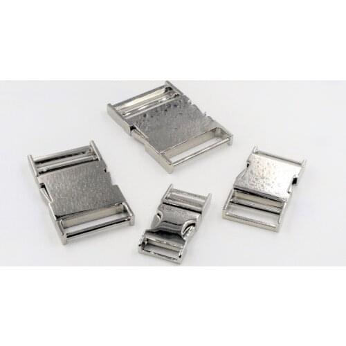 5pcs/lot Side Release Curved Metal Buckle for Bag DIY Paracord Buckles For Bracelet