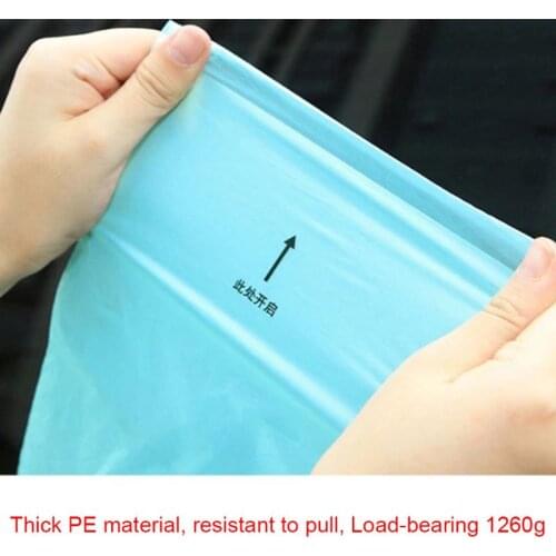 50 Pcs/pack Car Trash Bag Paste Type Disposable Creative Cars Storage Hanging Garbage Bin Vehicle Interior Supplies