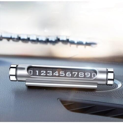 Car Temporary Parking Card Luminous Hidden For Hyundai Tucson Elantra Creta IX25 IX35 Sonata Solaris Santa Accent Creta Azera