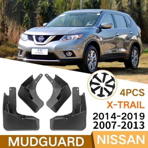 For Nissan X-TRAIL T31 2007-2020 2013 2014 2018 Mud Flaps Mudflaps Splash Guards Front Rear Mud Flap Mudguards Car Accessories