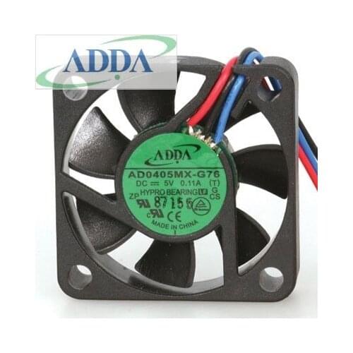 FOR ADDA AD0405MX-G76 5VDC 5.7CFM 40x40x10 110mA HYPRO BEARINGS axial server inverter silent industrial cooling fans