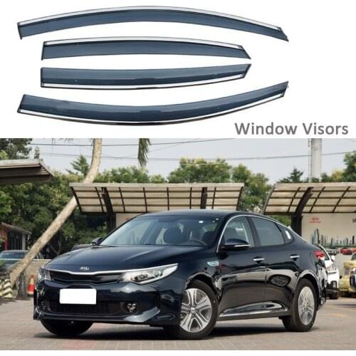 For Hyundai Tucson Window Visor 2008 2009 2010 2011 2012 2013 Vent Shades Sun Rain Deflector Guard Auto Accessories 4PCS/SET