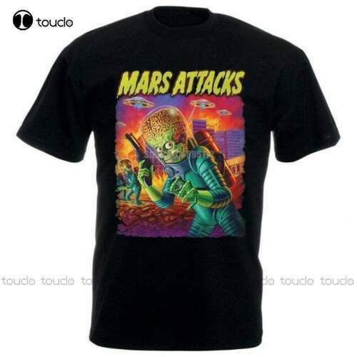War Mars Art Attacks Movie T-Shirt Unisex MenS WomenS Tee Size Cotton Tee Shirt S-5Xl
