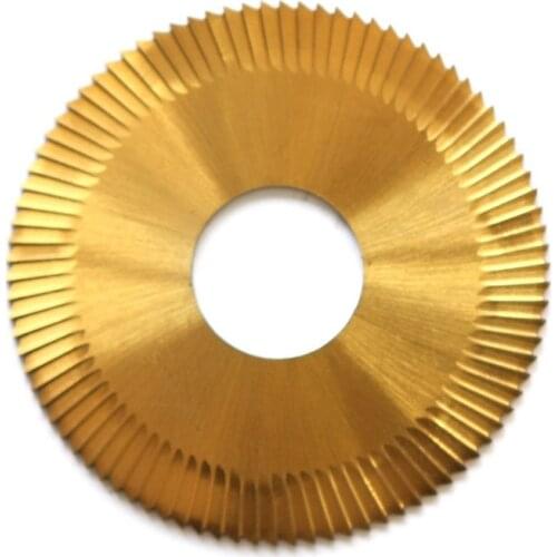 HSS (High Spped Steel ) 0022A Tin Material 90 Teeth Cutter for Wenxing Flat Key Cutting Machine