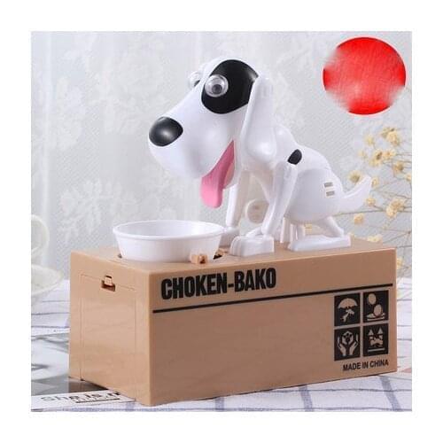 Custom lettering gift cartoon creative greedy dog piggy bank coin piggy bank children birthday student opening ceremony