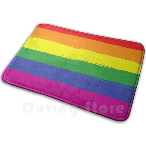Gay Lgbtq Pride Flag Soft Non-Slip Mat Rug 1739 Carpet Cushion Cloth Bear Gay Lesbian Lgbtq Bisexual Transgender Lbgt