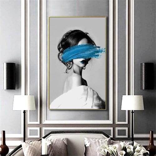 Creative Art Sexy Girl lips Women Nordic Wall Art Canvas Painting For Hotel Apartment Room Decoration HD Prints Poster Pictures