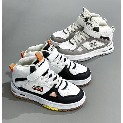 Four Seasons Childrens High-top Non-slip Sneakers General Casual Fashion Breathable Comfortable Sneakers For Boys And Girls