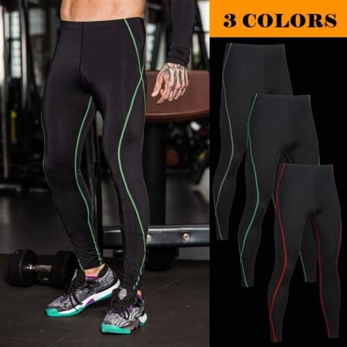 New 2019 Fitness GYM mens basketball team ball running training elastic compression quick-drying tights Exercise Pants