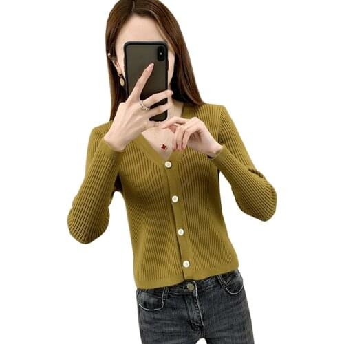 2021 New Spring And Autumn Net Red Knit Sweater Women Cardigan Short Loose Small Coat Foreign Style Shawl Outside Sweaters OK966