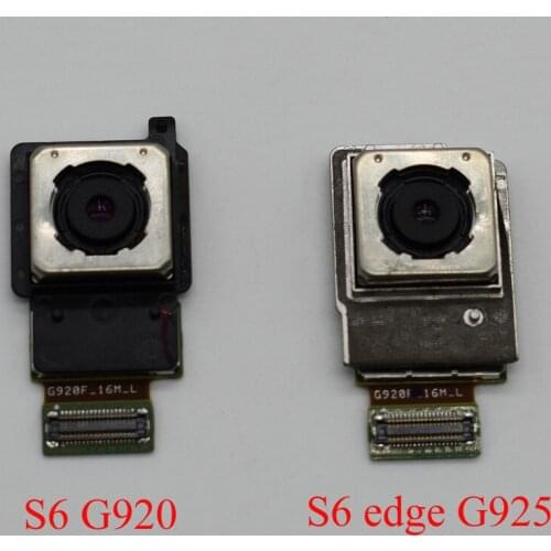 Original Big Camera For Samsung Galaxy s6 g920 g920F S6 Edge G925 g925F Main Rear Back Camera Module Flex Cable Replacement
