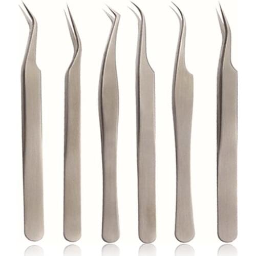 Eyelash extension tweezers Pliers Professional Tweezers Stainless Steel High Precision Eyelash Tweezers scissors Makeup Tool
