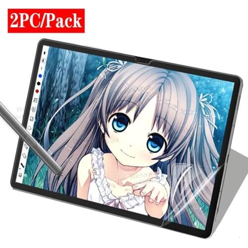 Like Writing on Paper Screen Protector For Samsung Galaxy Tab S7 FE S6 Lite 12.4 S7 11 S7 Plus A7 Drawing Anti-Glare Mate film