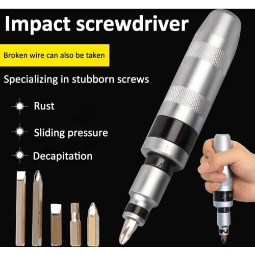 7/8/13PCS Professional Portable Impact Driver Screwdriver For Loosening Frozen Bolts And Stubborn Fasteners With Non-Slip Handle