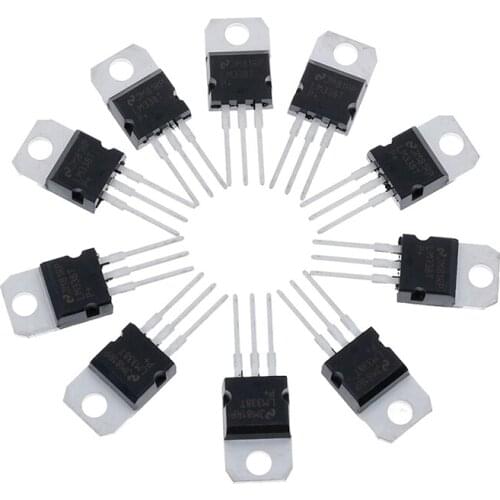10Pcs/Lot Hot 1.2V To 32V 5A TO-220 LM338T LM338 Voltage Regulator