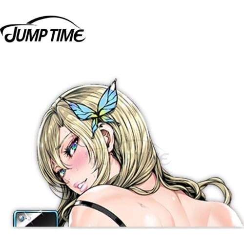 Jump Time Boku wa Tomodachi ga Sukunai Kashiwazaki Sena 80 Cute Anime Girl Peeker Vinyl Decal Window Waifu Car Stickers