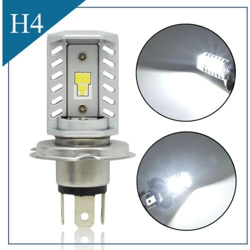 High Power MT1 12V LED H4 HB2 9003 High/Low Beam Motorcycle Headlight Bike Bulbs Lamps Motorbike Scooter IP67 White 40W 4000LM